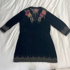 Johnny Was Velvet dress